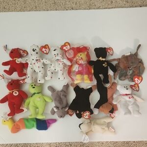 Ty Teenie Beanie Babies Lot Features 14 Mini Beanie Babies